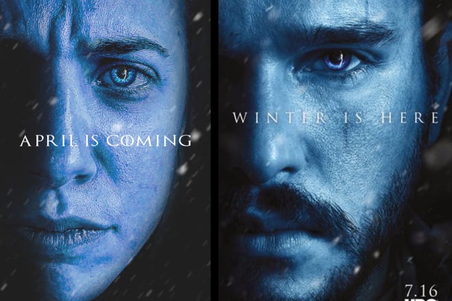 I will make game of thrones poster from your photo