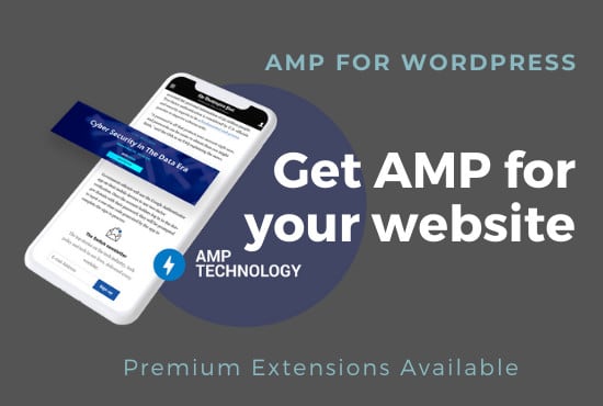 I will make google amp version of your wordpress website