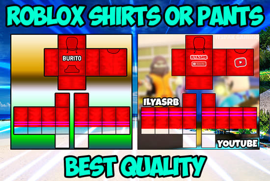 I will make roblox custom clothing