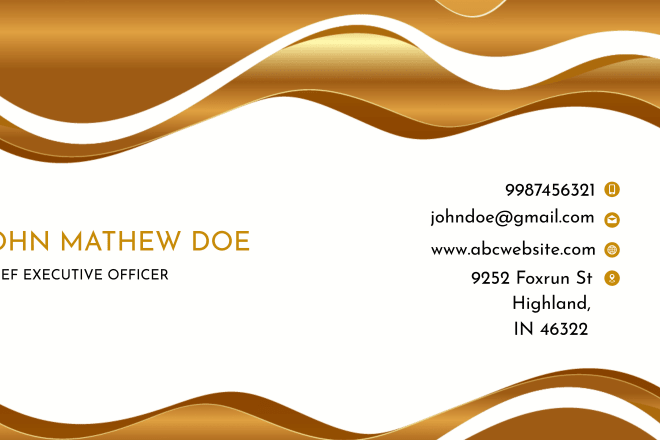 I will make your business card design