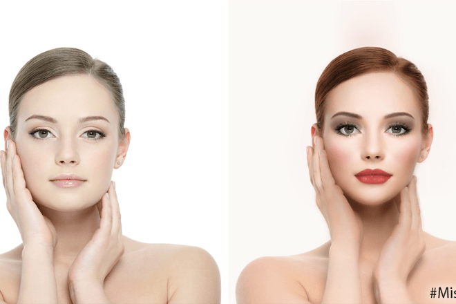 I will makeover your face with younger smooth skin plus a photoshop digital facelift