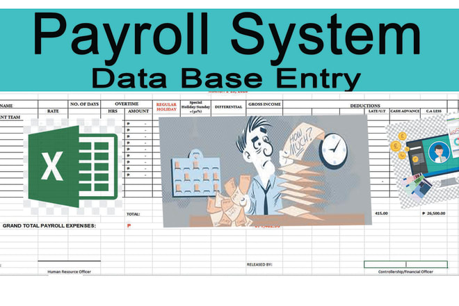 I will making you a payroll system in excel