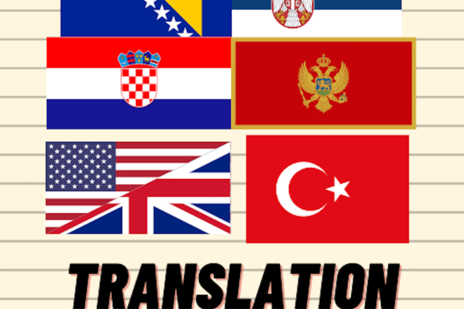 I will manually translate english, turkish, bosnian, croatian, serbian