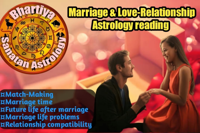 I will predict accurate marriage time,match making love reading using vedic astrology