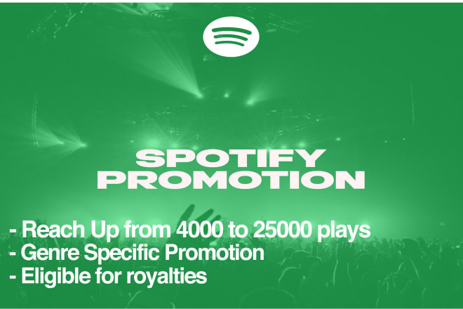 I will professionally promote your spotify song