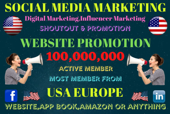 I will promote and advertise website,book,product,amazon or any link on social media