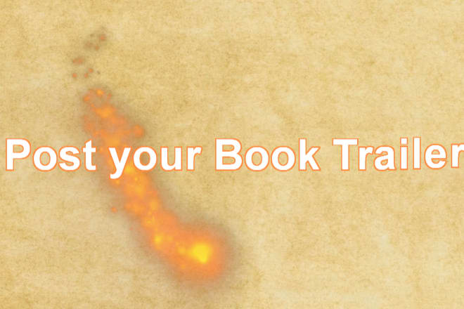 I will promote your book trailer in my blog