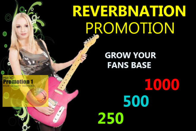 I will promote your reverbnation profile