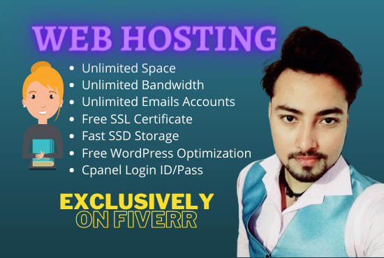 I will provide cheap cpanel web hosting with unlimited email space bandwidth and SSL