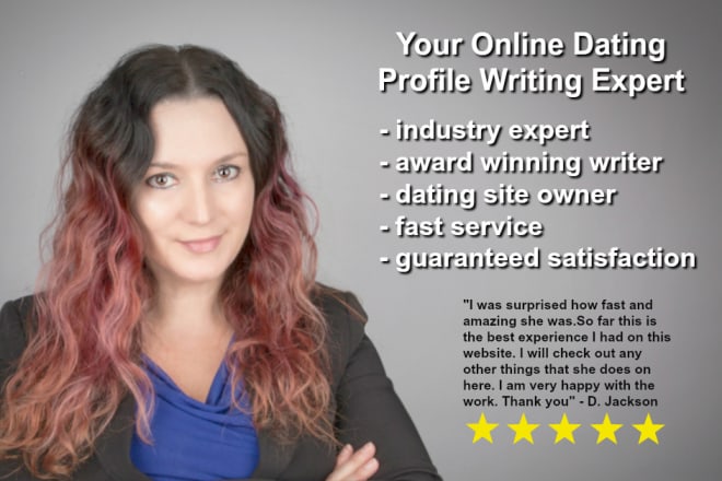 I will provide dating profile writing services for you