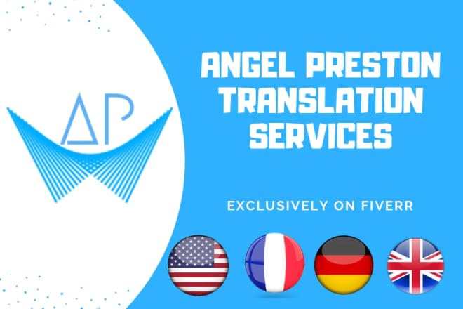 I will provide flawless english french german translation