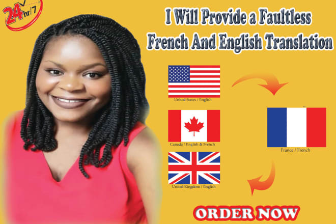 I will provide perfect english and french translations