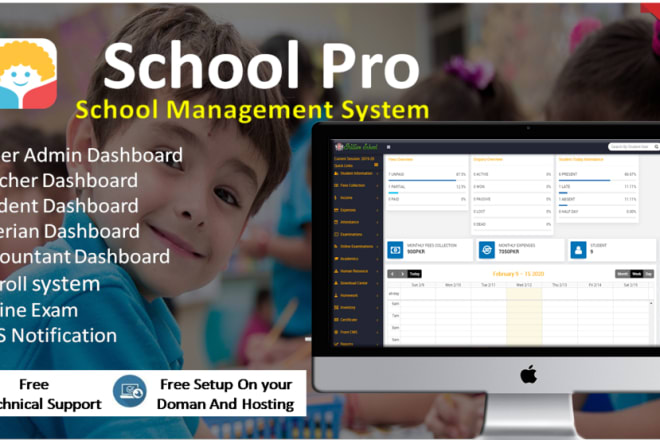 I will provide school management erp software with mobile app
