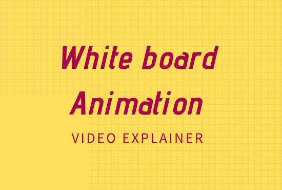 I will provide you best whiteboard animation video