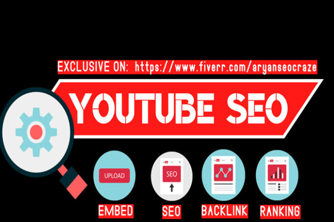 I will rank youtube video with legit off page seo backlinks
