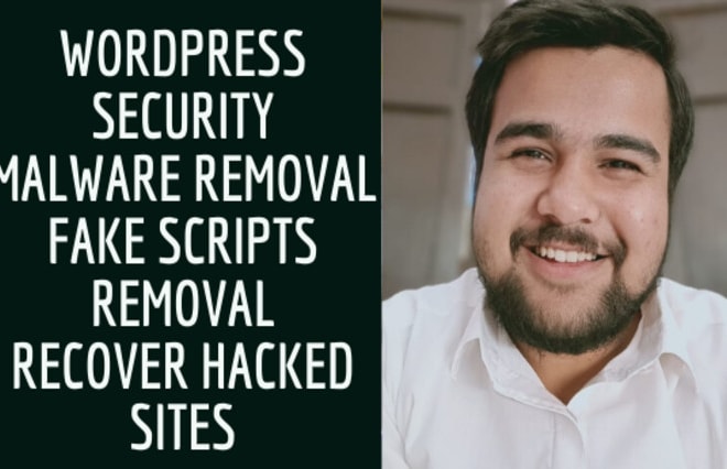 I will recover hacked wordpress, website security, remove malware