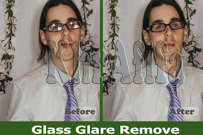 I will remove glare from your photos by adobe photoshop