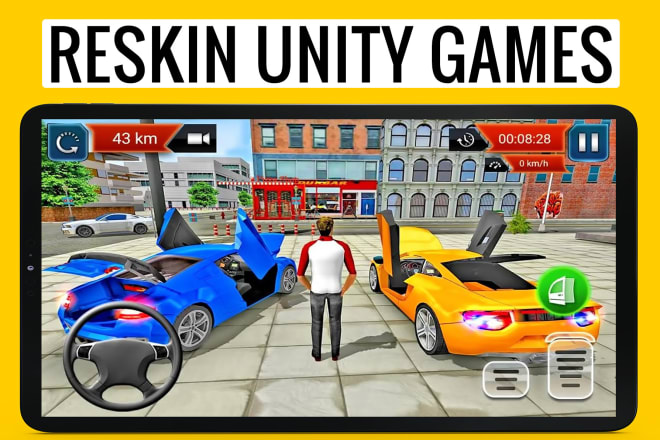 I will reskin unity games and integrate admob