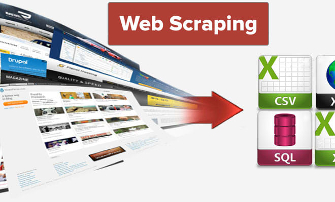 I will script for web scraping or web application