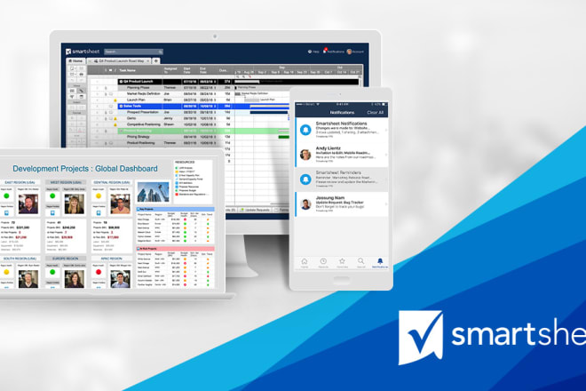 I will set up your smartsheet templates, timelines, etc