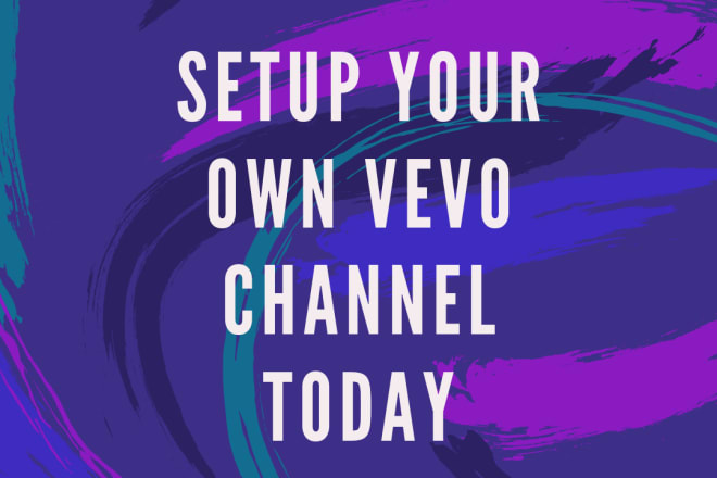 I will setup and promote your vevo channel