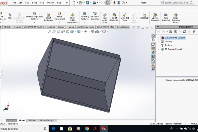 I will sheet metal cad modeling with
