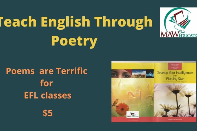 I will show you how to teach english through poetry