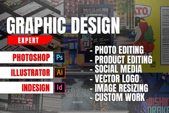 I will solve your graphic design needs