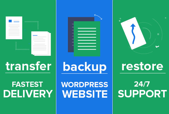 I will transfer, backup, and restore your wordpress website