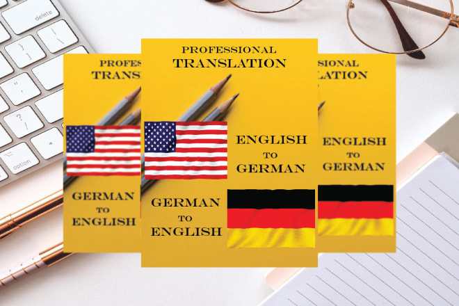 I will translate anything english to german translation