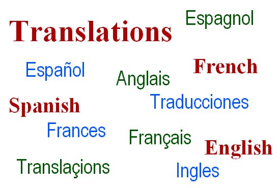 I will translate from spanish to english and french to english