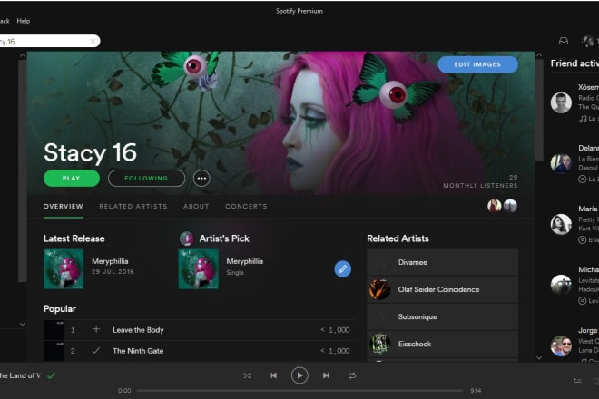 I will upload and distribute your music to spotify and other stores