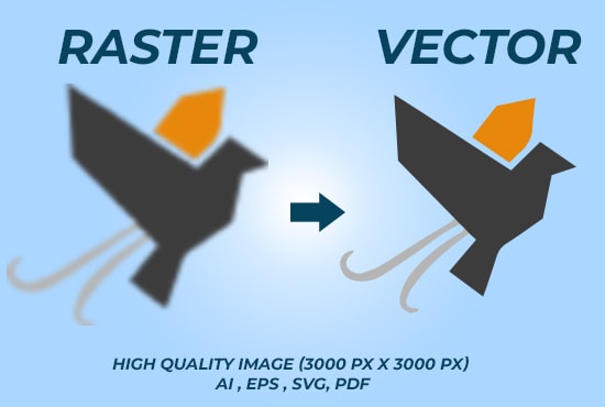 I will vectorize your image into a vector jpg png to ai svg PDF
