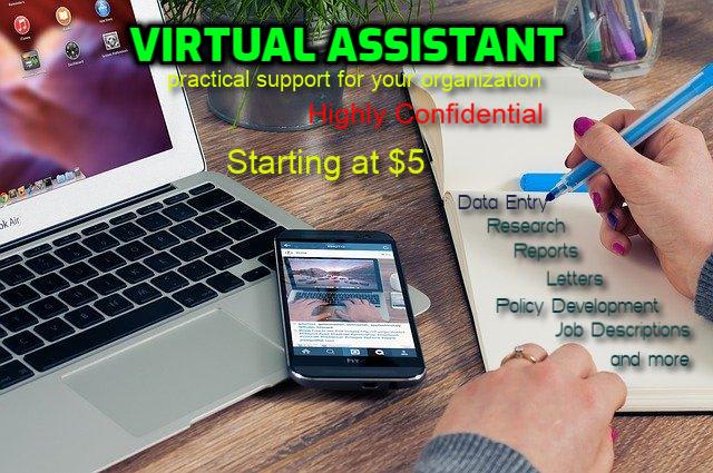 I will virtually assist you in administrative duties