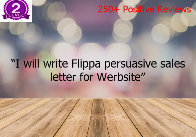 I will write a websites sales copy for flippa