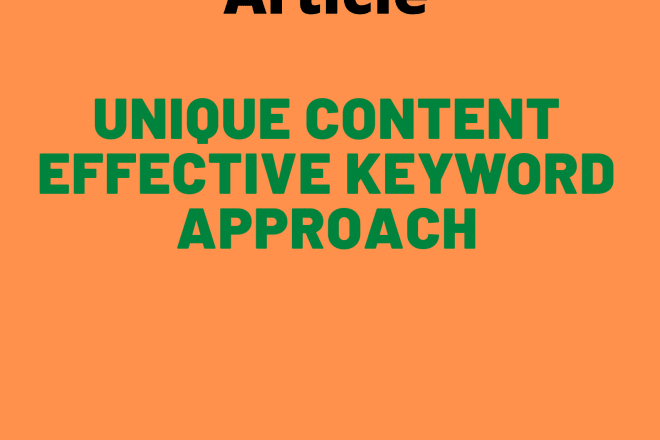 I will write amazon affiliate article with effective SEO keywords