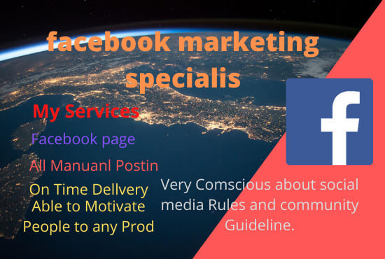 I will be your facebook marketing specialis