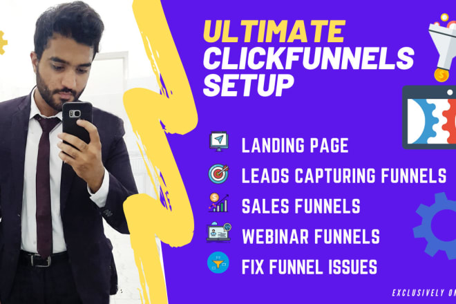 I will be your sales funnel clickfunnels expert