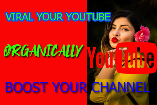 I will boost youtube channel video viral marketing organic advertising SEO ranking