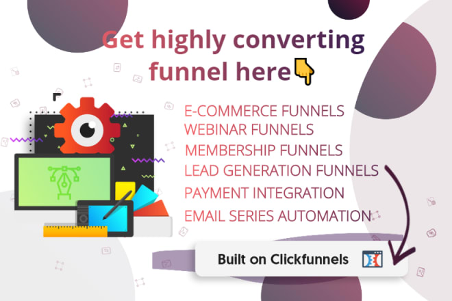 I will build click funnel sales funnel and landing page