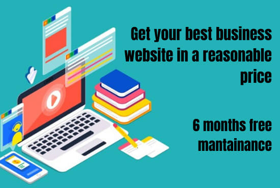 I will build your business website in 10 days