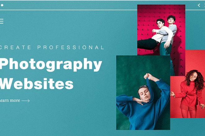 I will build your photography website with an attractive portfolio gallery