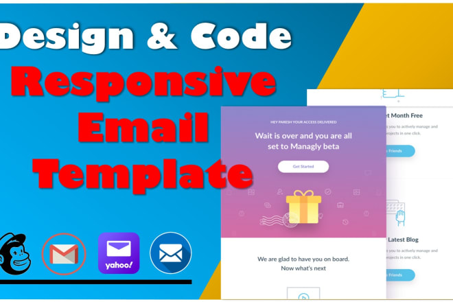 I will code responsive email template with HTML or photoshop