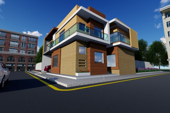 I will convert any building or house photo into sketchup 3d model