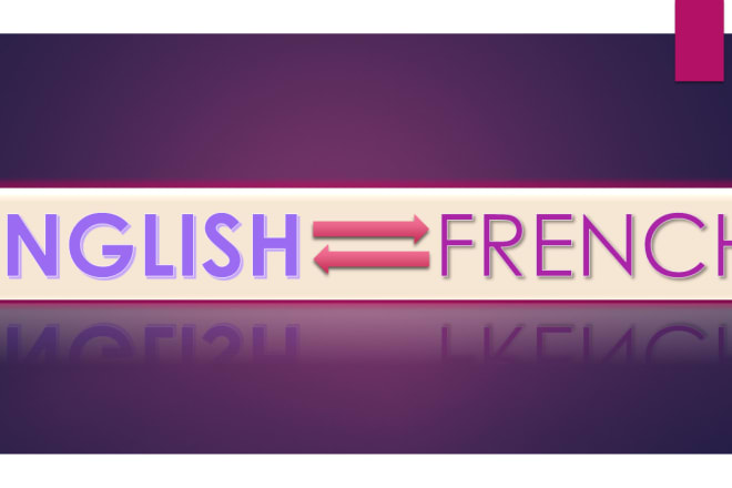 I will convert any english file to french language file