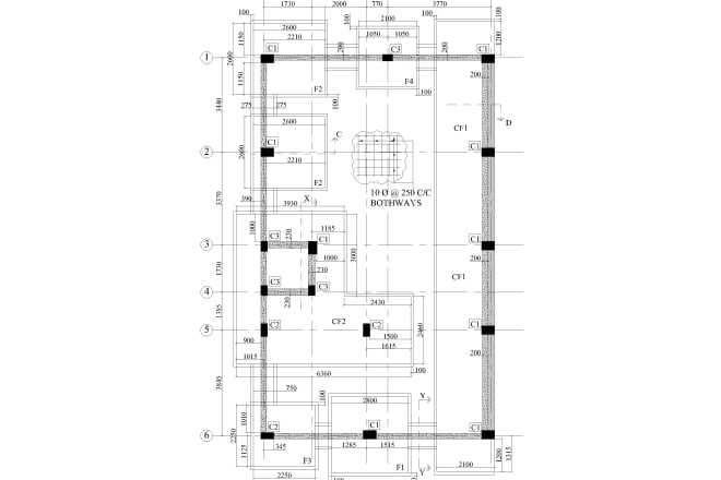 I will create 2d plans with foundation, slab, beams, column details