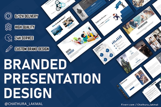 I will create a branded powerpoint presentation