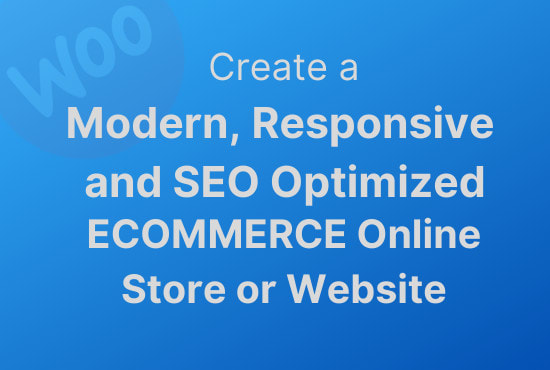 I will create a wordpress ecommerce online store or website