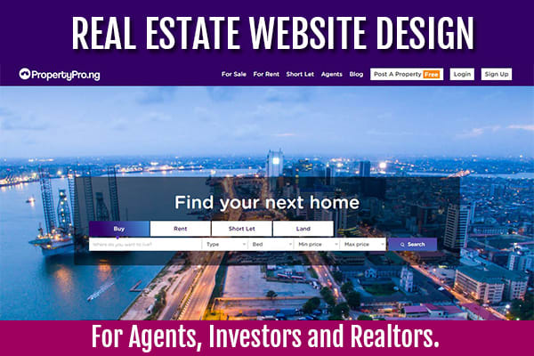 I will create a wordpress real estate agents and properties website