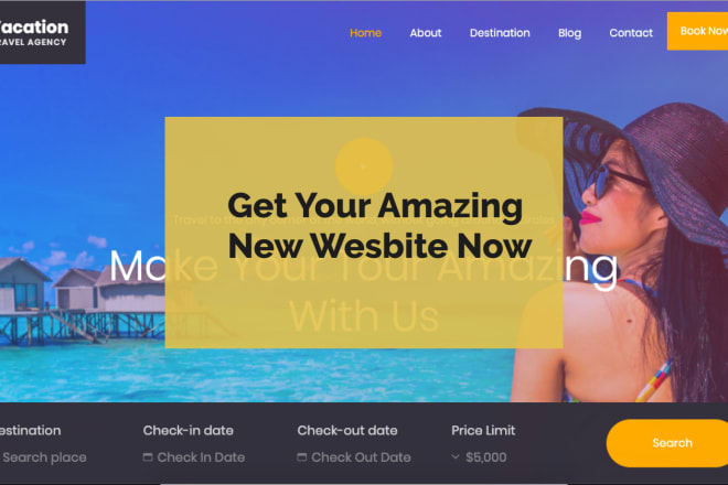 I will create an amazing new website for your business